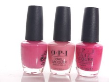 3 ESMALTE DE UÑAS OPI NAIL Laca .5 oz/15 ml ea in " SUZI TIENE UN DIENTE SUECO + LIMA