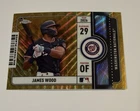 2026 Topps Chrome James Wood Gold Wave Refractor Big Ticket Player #'d /50