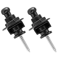 2PCS Guitar Strap Locks, Metal Heavy Duty Guitar Straplocks Replacement, Butt...