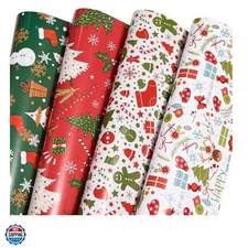 Christmas Wrapping Paper Folded for Kids Boys Girls Man Women Gift's. Papercr...