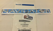 2003-2017 Lincoln Navigator Chrome Rear Trunk Liftgate Nameplate Emblem Oem