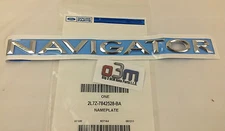 2003-2017 Lincoln Navigator chrome rear trunk Liftgate nameplate emblem OEM