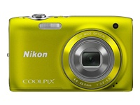 Nikon COOLPIX S3100 14.0MP Digital Camera - Yellow