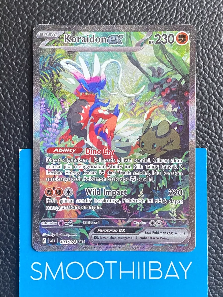 Pokemon TCG - SV1S - 103/078 (SAR) - Koraidon ex