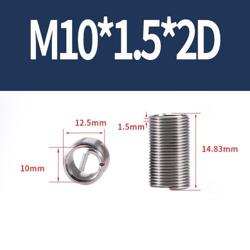 M3 M4 M5 M6 M8 M10 M12 Helicoil Insert 304 Stainless Steel Wire Threaded Inserts - Picture 35 of 42