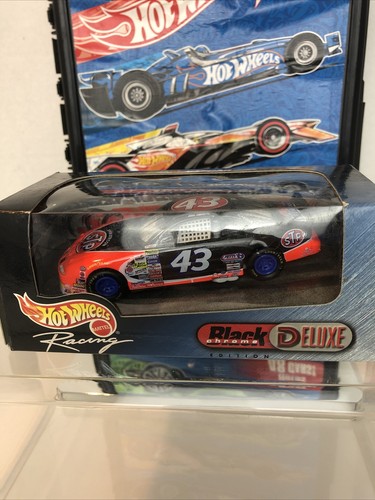 1999 Hot Wheels Racing Black Chrome Orange Deluxe 1:43 #43 STP John Andretti
