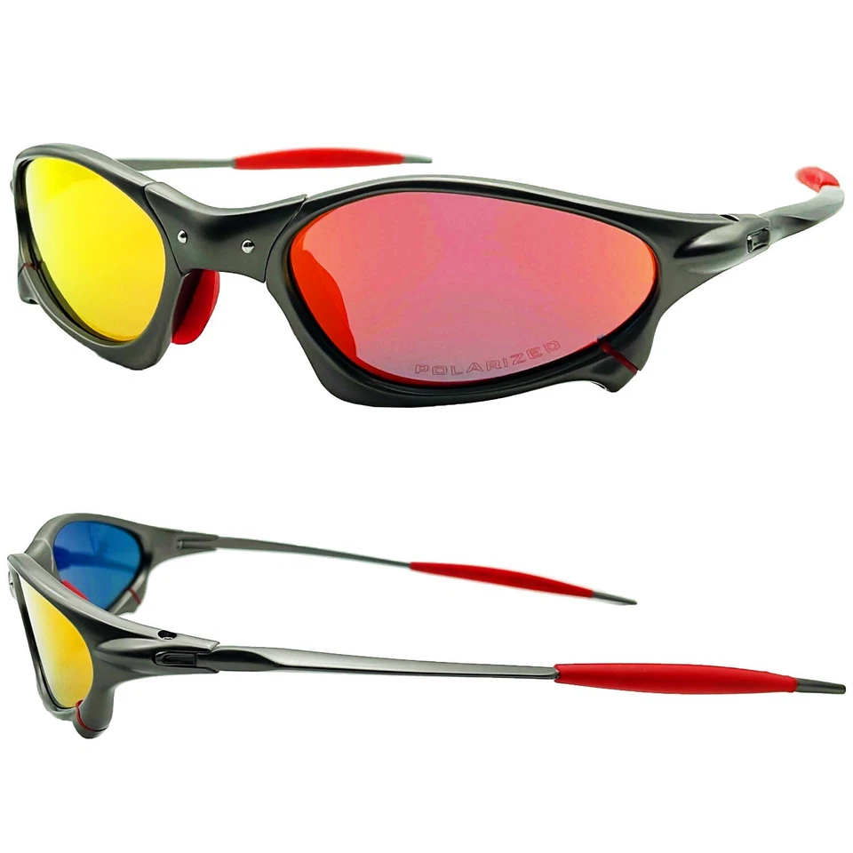 Gafas de sol Metal-X Penny Cyclops polarizadas rubí iridio lentes UV400 - EE. UU. Foto 2 de 4