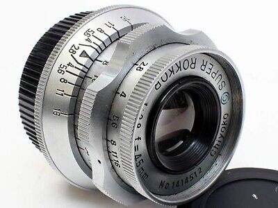 Minolta Super Rokkor 45mm F2.8 Standard Prime Lens Silver Minolta Super Rokkor 45mm F2.8 Standard Prime Lens Silver