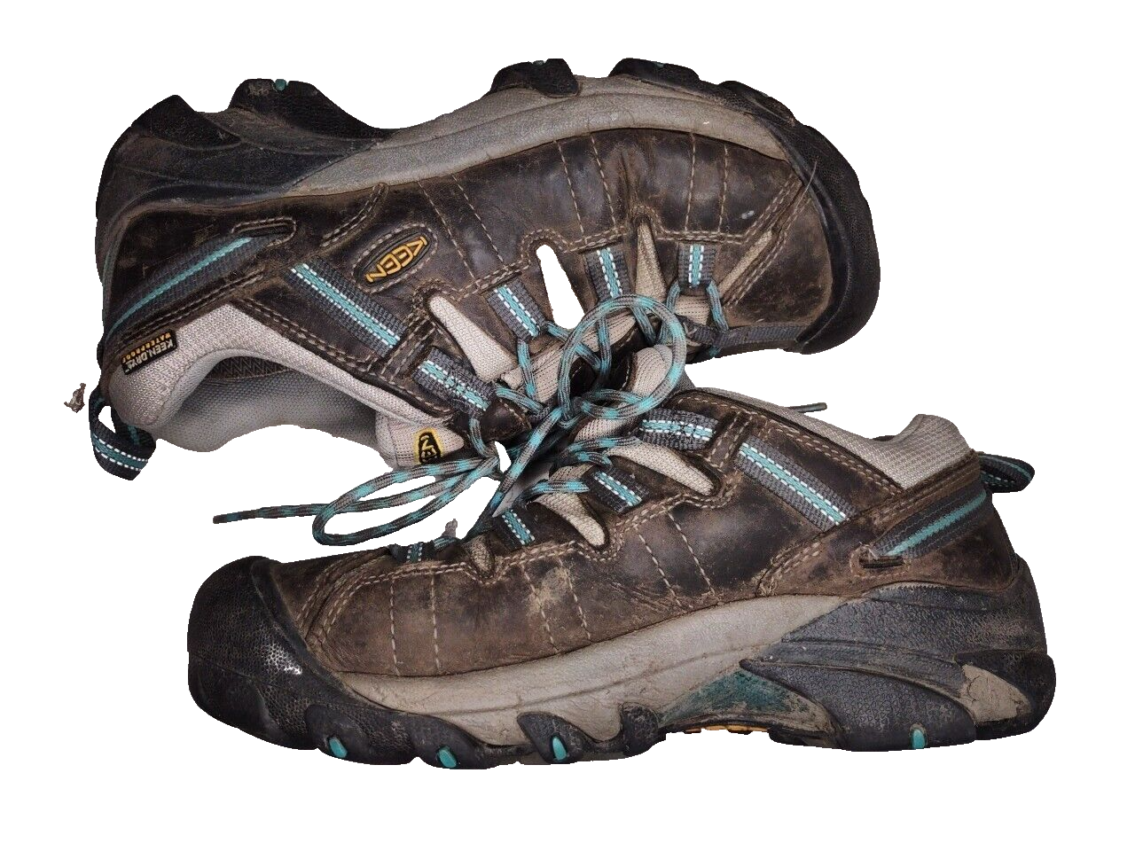 Keen Targhee II Womens 9.5 Low Hiking Trail Shoes Blue Gray