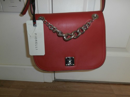 FIORELLI 'CAMDEN PILLAR BOX RED SADDLE' HANDBAG SHOULDER BAG BRAND NEW WITH TAGS - Picture 5 of 24