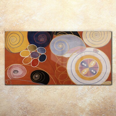Glasbilder Wandbild Druck auf Glas 140x70 Sie Zehn Mainstay IV Hilma af Klint