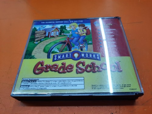 ⭐️⭐️⭐️⭐️⭐️ SmartWorks Grade School K-5th Grade Educational CD-ROMS - Picture 2 of 11