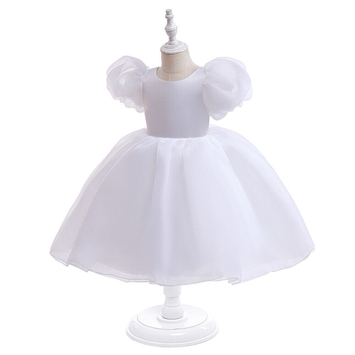 Niños Comunión Fiesta Baile de graduación Princesa Concurso Dama de honor Boda Flor Niña Vestido - Imagen 3 de 12