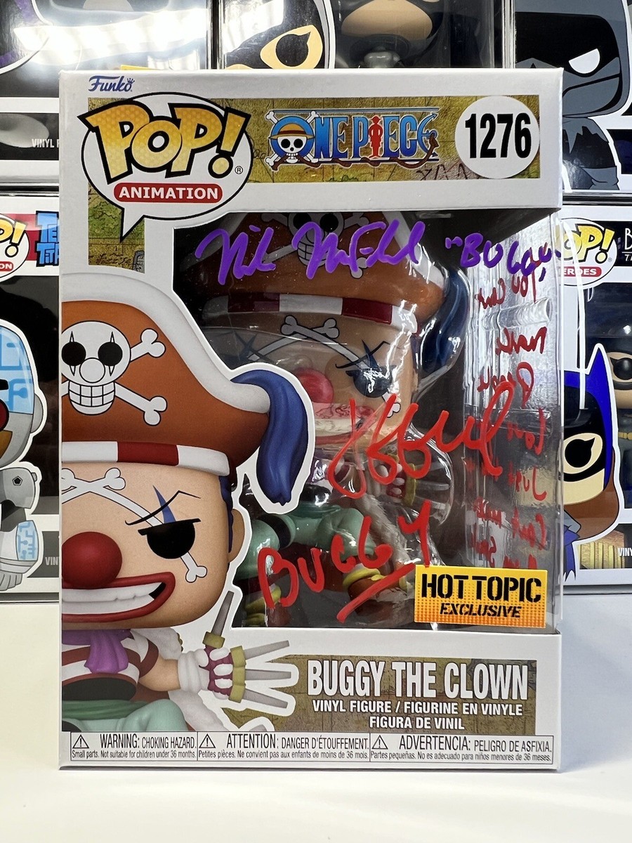 Funko Pop One Piece Buggy The Clown Autographed By Mike McFarland