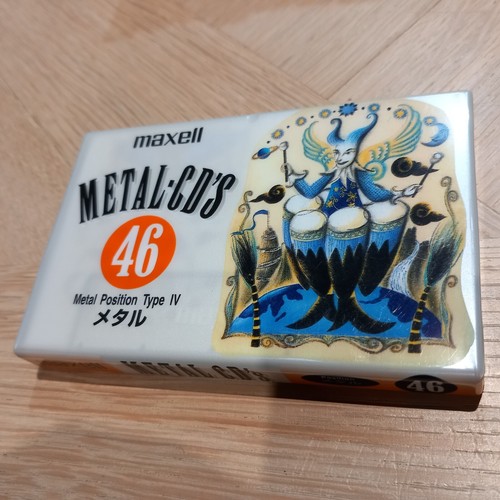 MAXELL METAL CD S 46 kaseta magnetofonowa/D139 - Zdjęcie 1 z 4