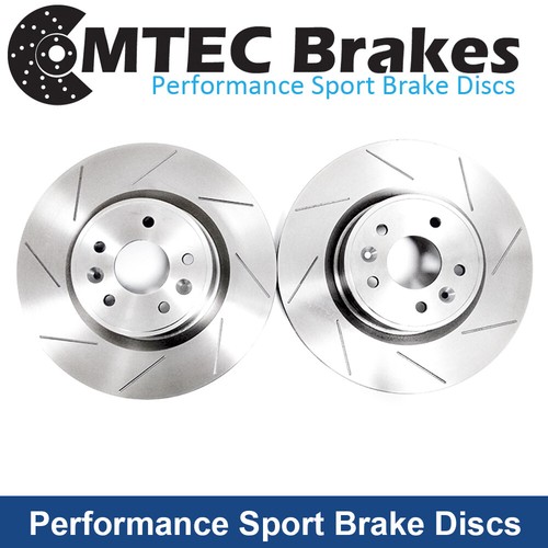 Renault Megane Coupe RS 250 265 265 Trophy 275 Grooved Brake Discs 340mm NEW - Picture 1 of 4