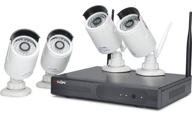 SPYCLOPS SPY-NVR4720W CAMERA WIRELESS KIT WHITE 720P CAMERAS