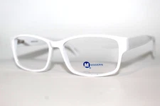 NEW MODERN OPTICAL SLICK WHITE AUTHENTIC EYEGLASSES FRAMES 57-17-150MM
