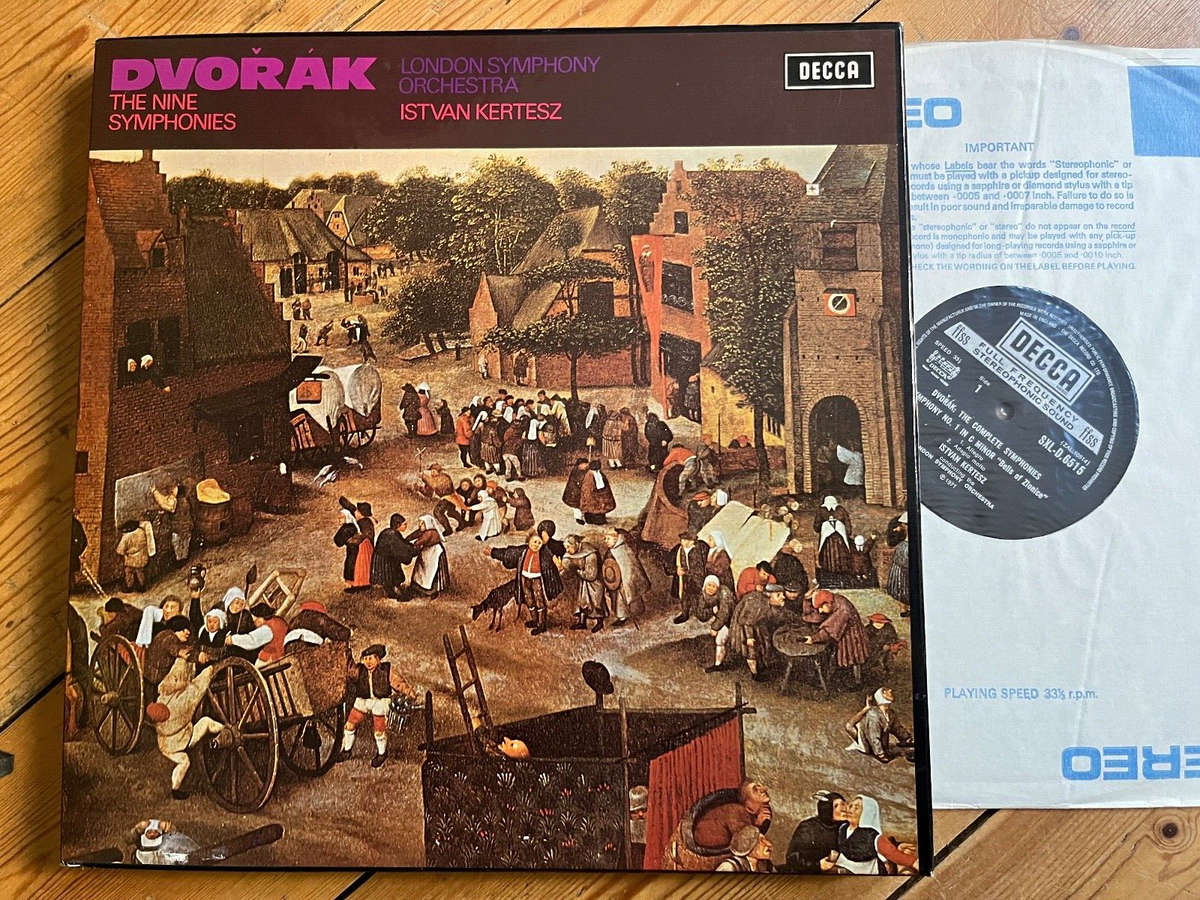 SXLD 6515-21 Dvorak The Nine Symphonies Istvan Kertesz 7 LP box