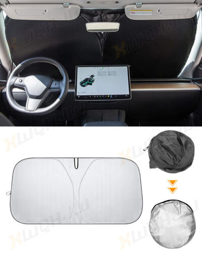Fit For BMW 3 Series 2013-2017 Front Windshield Window Sun Shade UV Visor Block - Picture 11 of 13