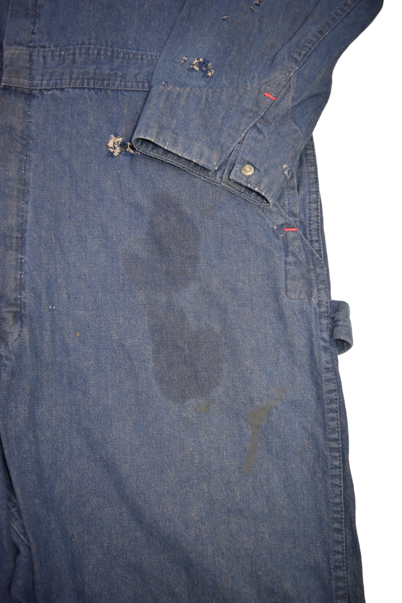 70's Wrangler : Damaged Coverall【襤褸】 70's Wrangler: Real Damaged Coverall