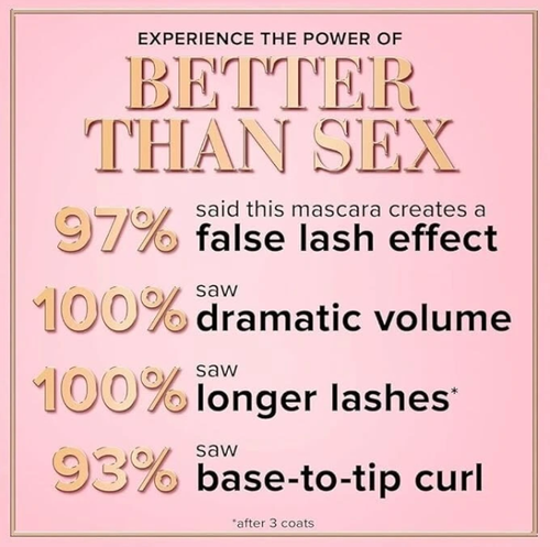 Too Faced Better Than Sex 8ml Mascara Full Size Volumising - Picture 5 of 9