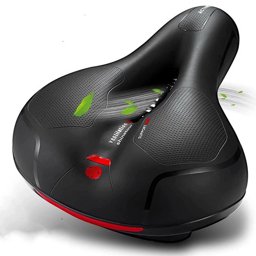 Sillín de Bicicleta Sillín de Bicicleta Asiento de Bicicleta Gel Cómodo Ergonómico MTB Citybike - Imagen 2 de 11