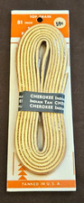 Vintage Cherokee Indian Tan Leather Boot Laces 81 Inch - NEW In Sealed Package