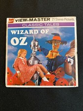 GAF View-Master B 361 WIZARD OF OZ 3 Reel Set Booklet