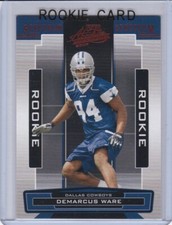 DEMARCUS WARE ROOKIE CARD 2005 Absolute Football SPECTRUM RED VARIATION RC