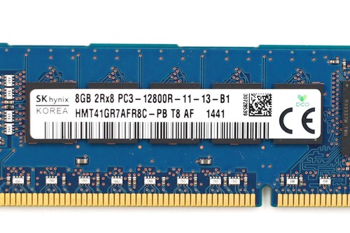 SK Hynix 8GB 2Rx8 PC3-12800R-11-13-B1 ECC REG Server Memory HMT41GR7AFR8C-PB - Picture 3 of 3
