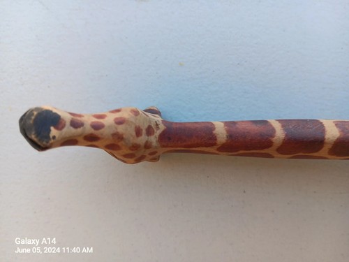 Hand Carved Made In Kenya Wooden Serving Spoons - Picture 8 of 16