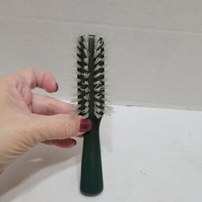 Vuntage Mohawk Hair Brush Professional Nylon Bristles Made In USA Green