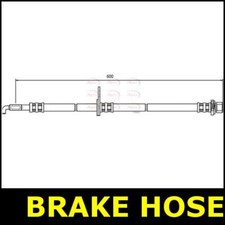 Brake Hose Front Left FOR TOYOTA AVENSIS II 1.6 1.8 2.0 2.2 2.4 03->08 Apec