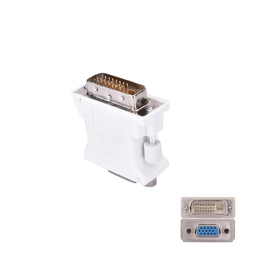 DVI-D Digital Dual Link Male 24+1 to VGA Female Adapters Computer·Monitor&$6 - Picture 7 of 8