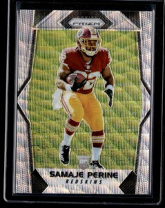 2017 Panini Prizm #255 Samaje Perine /149 Blue Wave Rookie RC Redskins
