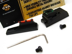 CVA-AC1622-Front-amp-Rear-Dura-Sight-Optic-Cva-Trad-In-Lines-Sight-Set