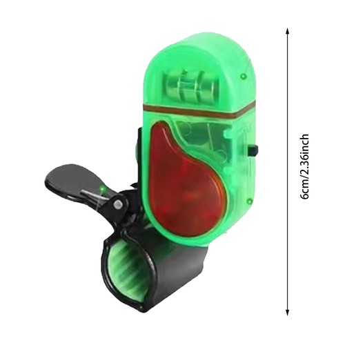 Alarma de pesca LED doble 2 piezas - Alerta de mordida fuerte con luces intermitentes para peces nocturnos - Imagen 3 de 7