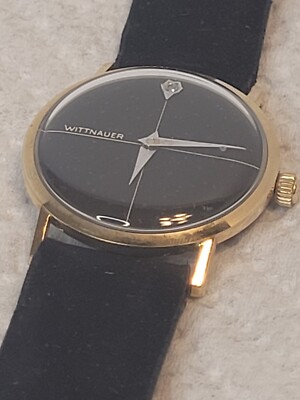 Women's Vintage Wittnauer Watch. With Suede Leather Band