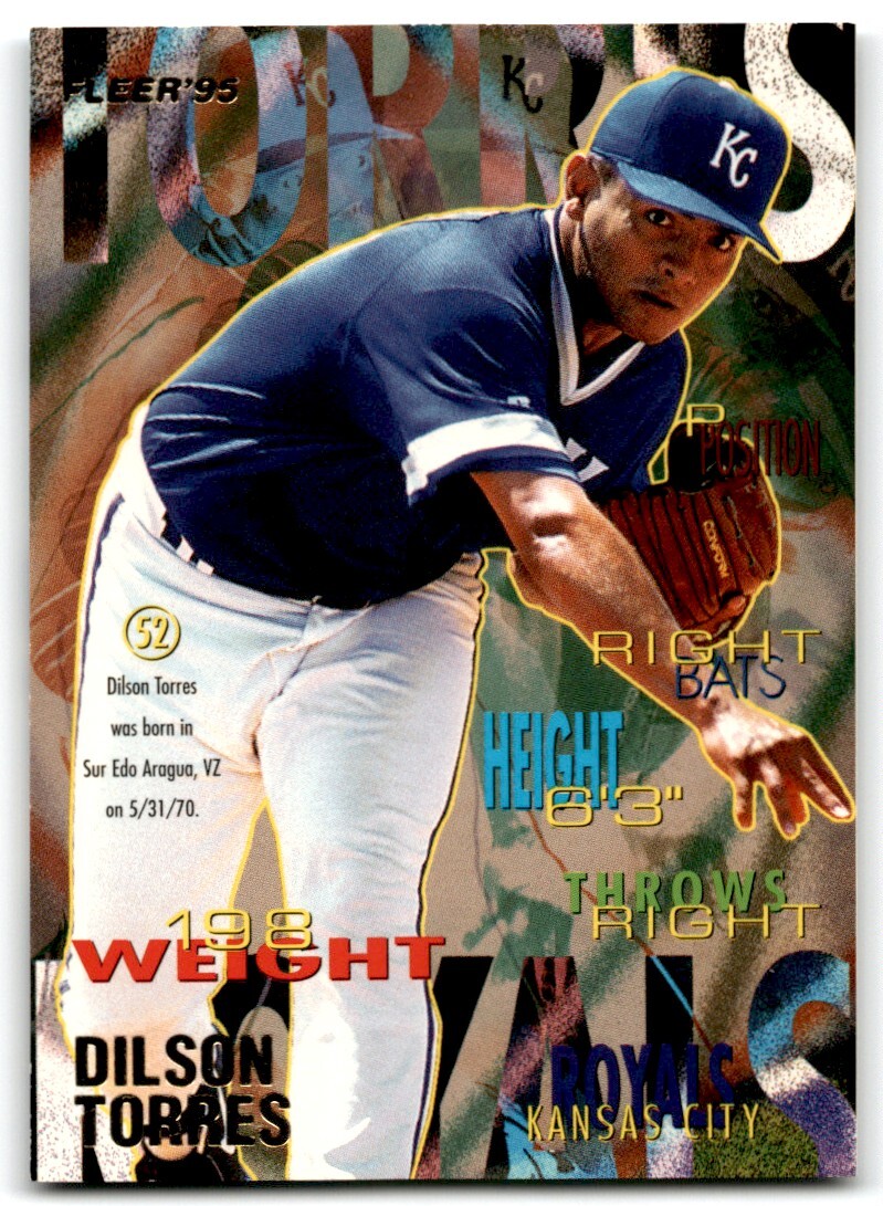 1995 Fleer Update Dilson Torres Rookie Kansas City Royals #U-49