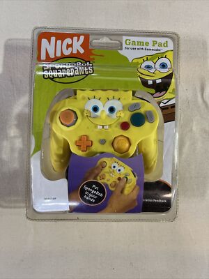 2004 Nick Nintendo Gamecube Controller Spongebob Squarepants RARE SEALED MINT!!