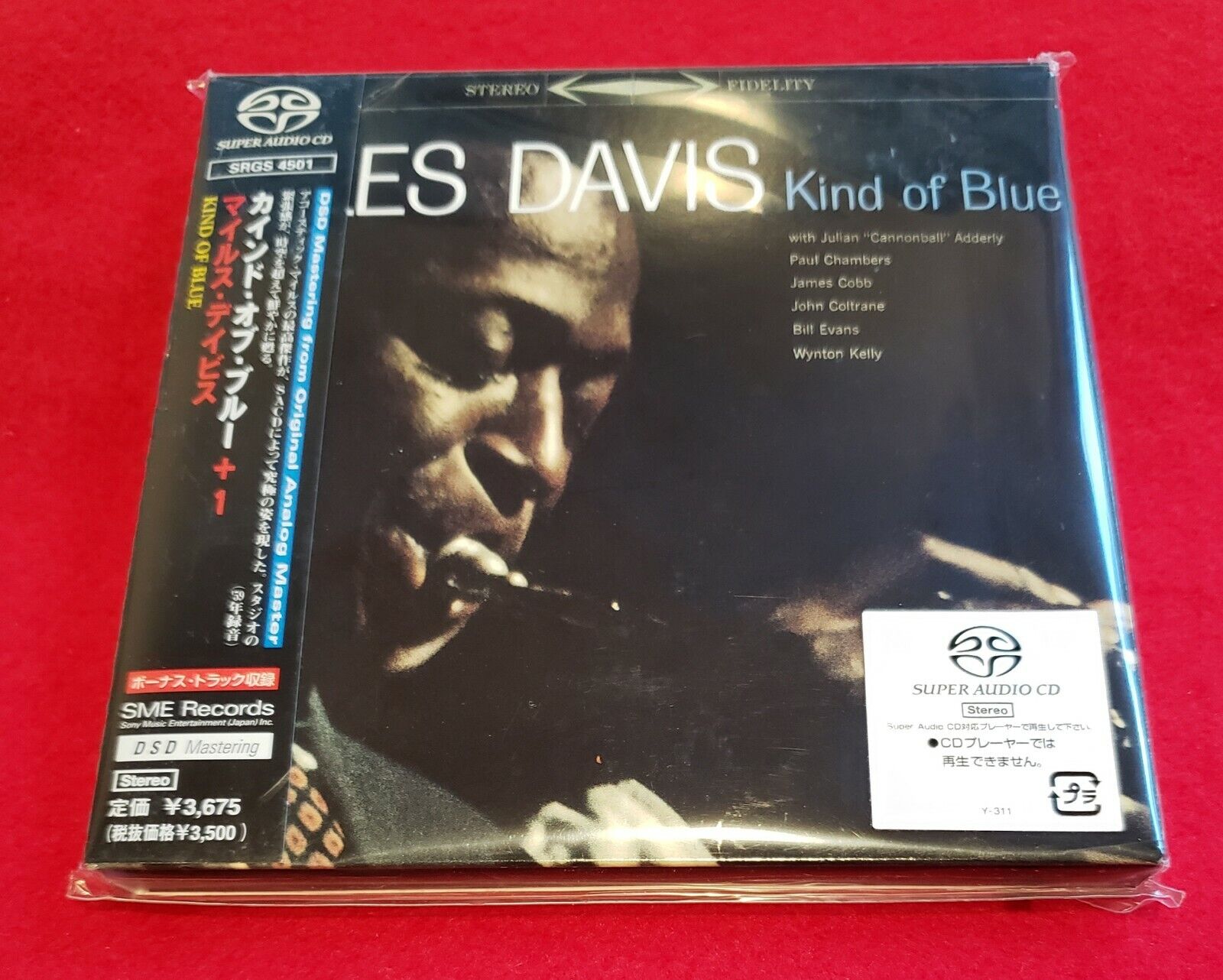 MILES DAVIS - Kind Of Blue + Bonus Track - Japan SACD - SRGS4501 - Single Layer