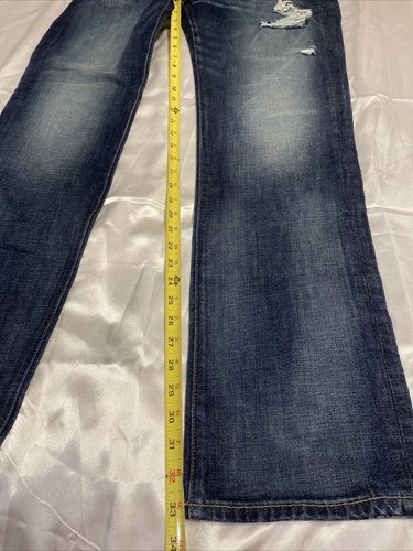 Abercrombie & Fitch Jeans Herren 34x34 A&F Slim Straight Button Fly Distressed - Bild 3 von 20