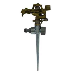 Sprinkler with metal spike