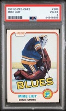 1981 O-PEE-CHEE 289 MIKE LIUT PSA 4