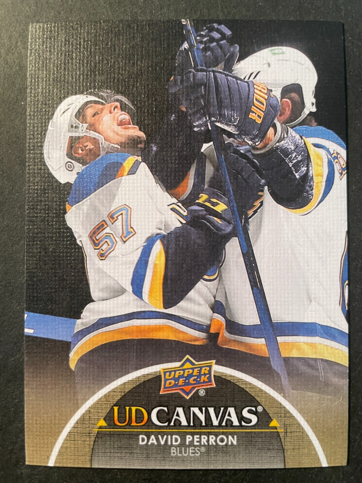David PERRON 2021-22 Upper Deck Series UD Canvas #C69 St. Louis Blues