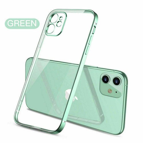 Clear Case for iPhone 17 Pro Max 16 15 14 13 12 Shockproof Plating TPU Cover - Picture 15 of 19