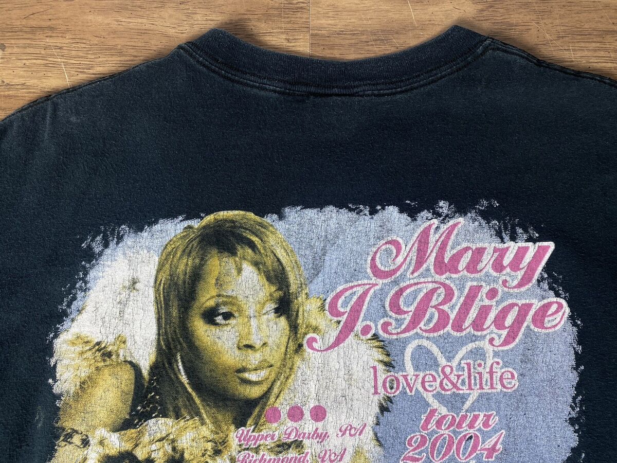 Vtg Mary J Blige Shirt XL 2004 Rap Tee Love Life Hip Hop R&B Vtg Mary J Blige Shirt XL 2004 Rap Tee Love Life Hip Hop R&B