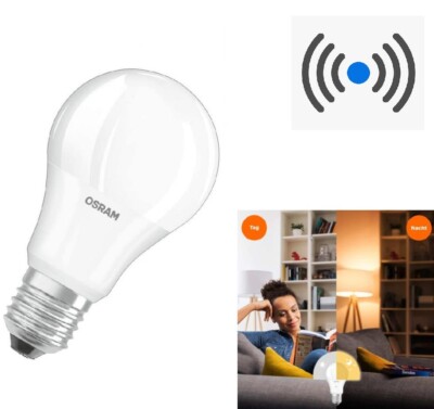 OSRAM E27 LED STAR+ Daylight Sensor10W wie 75W warmweisses Licht komfortabel