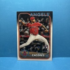 2024 Topps Series 2 #680 Kelvin Caceres Los Angeles Angels Rookie RC